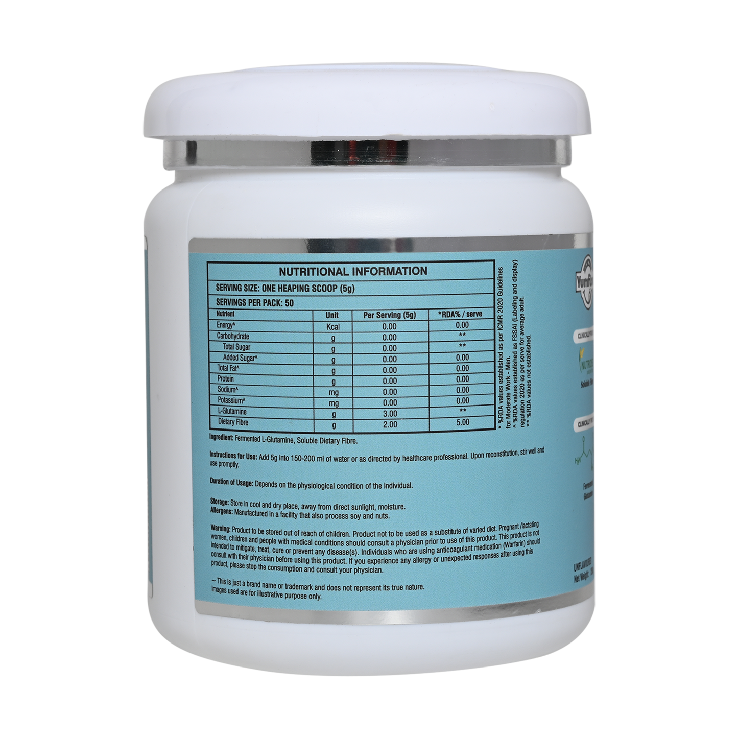 Fiber Glutamine 250G