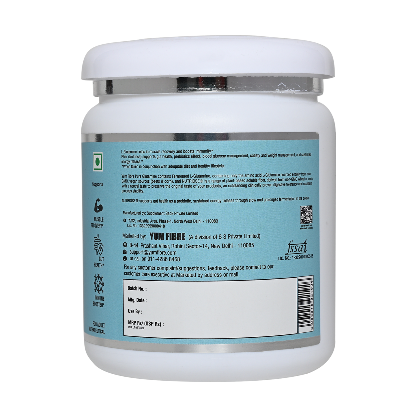 Fiber Glutamine 250G